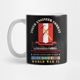 298TH Engineer Combat Battalion DUI - WWII - w EURSVC X 300 Mug